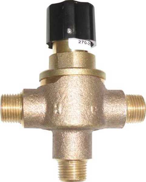 Mixing Valve, Brass, 0.5 to 8.5 gpm