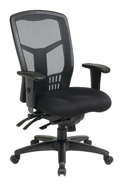 Managerial Chair, Fabric, 18-1/4