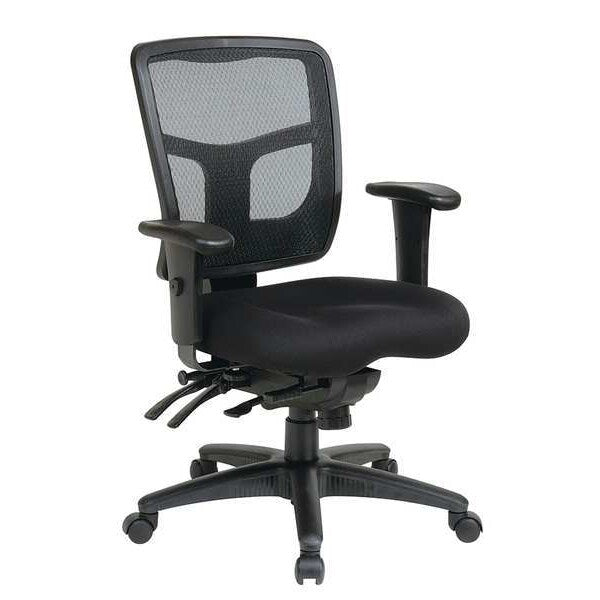 Managerial Chair, Fabric, 18-1/4