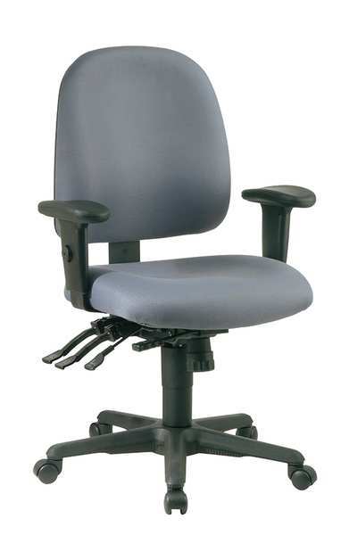 Desk Chair, Fabric, 3-1/2
