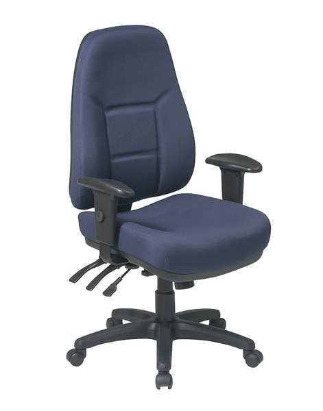 Desk Chair, Fabric, Navy, 18-21