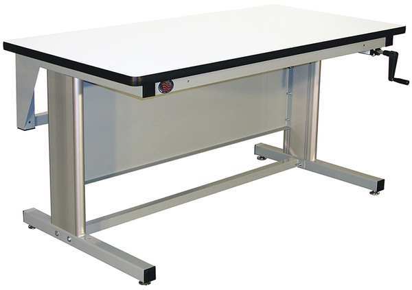 Hand Crank Workbenches, Laminate, 30