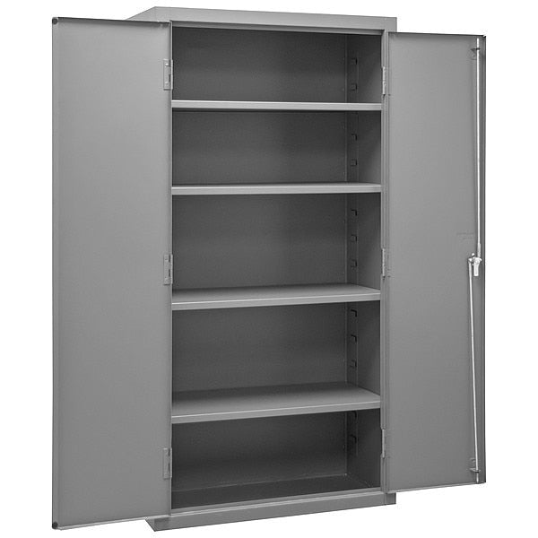 16 ga. ga. Steel Storage Cabinet, 36 in W, 72 in H, Stationary