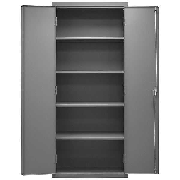 16 ga. ga. Steel Storage Cabinet, 36 in W, 84 in H, Stationary