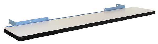 Cantilever Shelf, 60 W x 12 D x 2 H, Blue