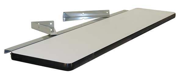 Cantilever Shelf, 72 W x 12 D x 2 H, Gray