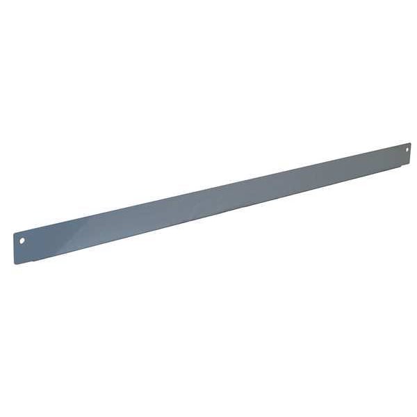 Bin Rail, 72 W x 1-1/2 D x 2-5/8 H, Blue