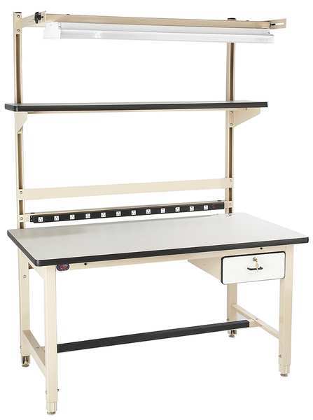 Bolted Workstation, Laminate, 60