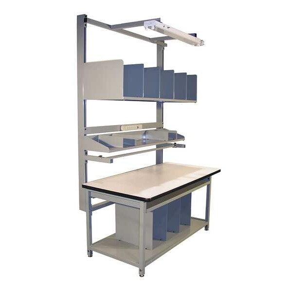 Bolted Packaging Work Benches, ESD Laminate, 72