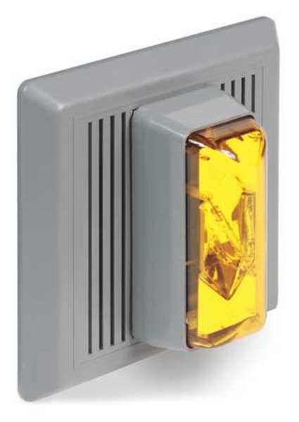 Horn Strobe, Amber, 120VAC