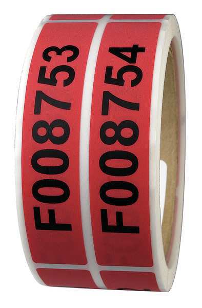 Tamper-Evident Tape, 3/4Inx3-7/8In, PK250