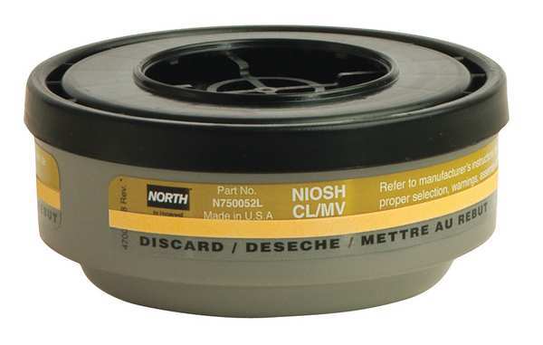 Cartridge, Threaded, MV, CL, Olive, 1 PR, NIOSH