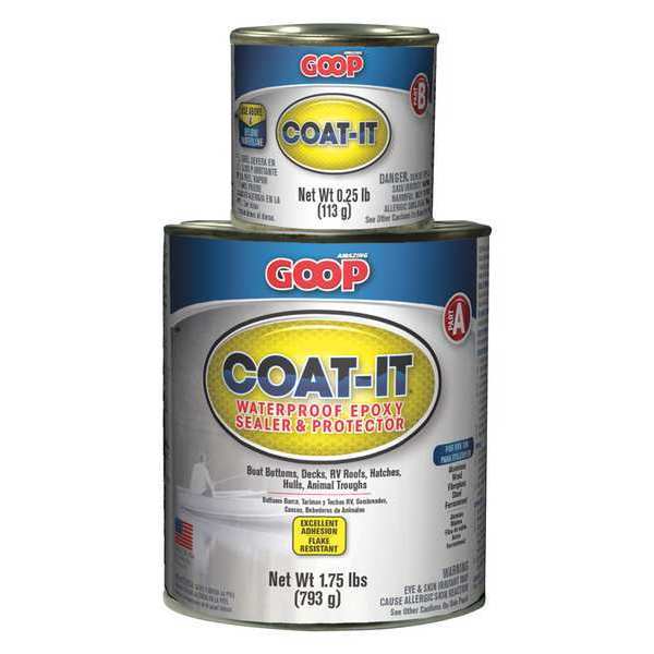 Epoxy Sealer, Dark Gray, 2 lb, 20 sq ft
