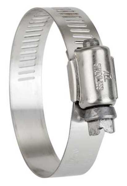 Hose Clamp, 3/8 to 7/8 In, SAE 6, SS, PK10