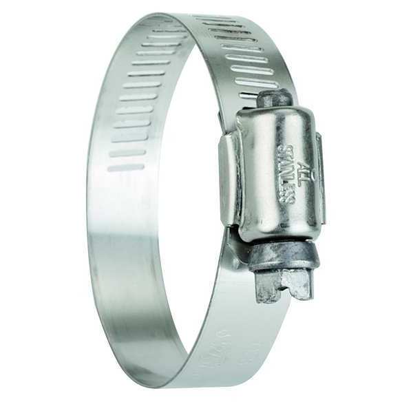 Hose Clamp, 3/8 to 7/8 In, SAE 6, SS, PK10