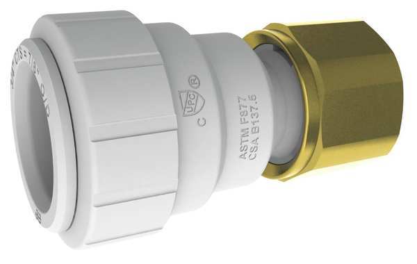 Polysulfone Female Connector, 3/4 in Tube Size