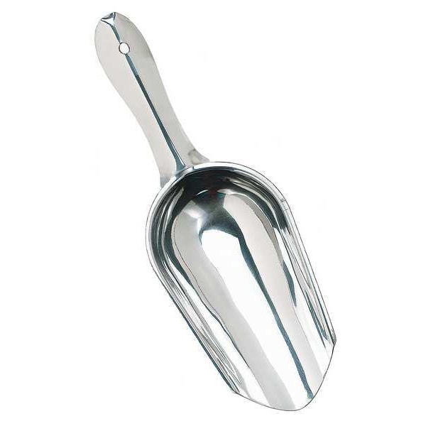 Ice Scoop, Stainless Steel, 12 oz