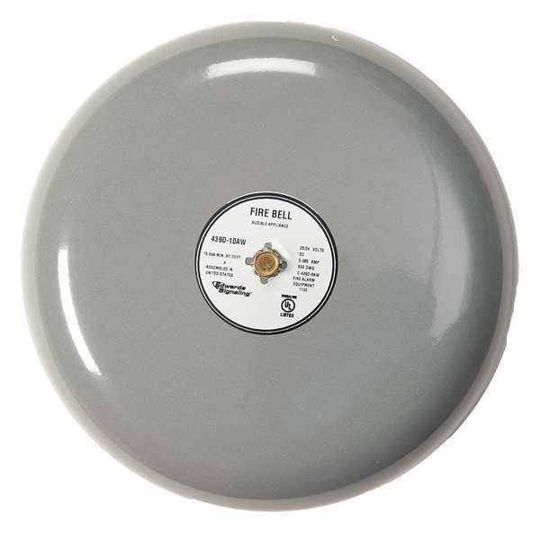 Fire Bell, Gray, 10 In.