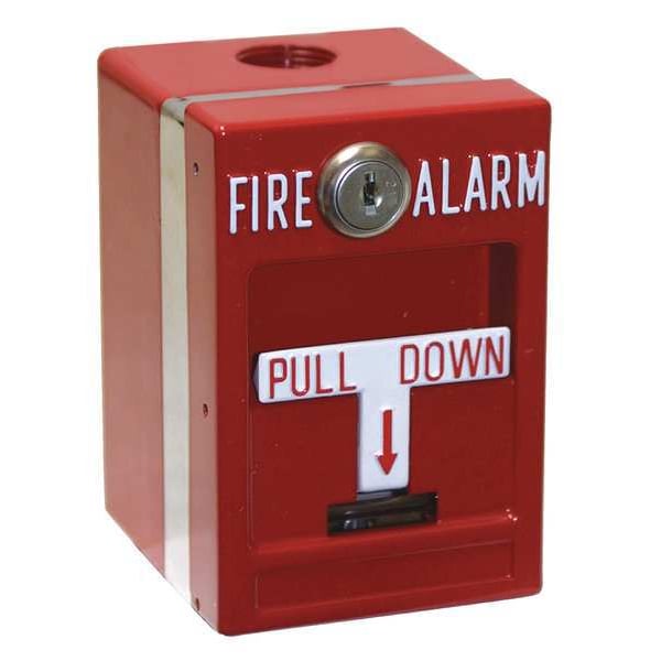 Pull Station, Key Reset, Single, DPDT