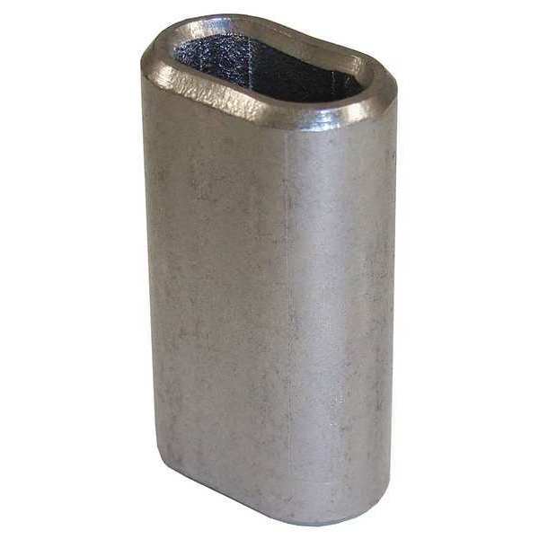 Wire Rope Sleeve, 1/4 In, 304 SS