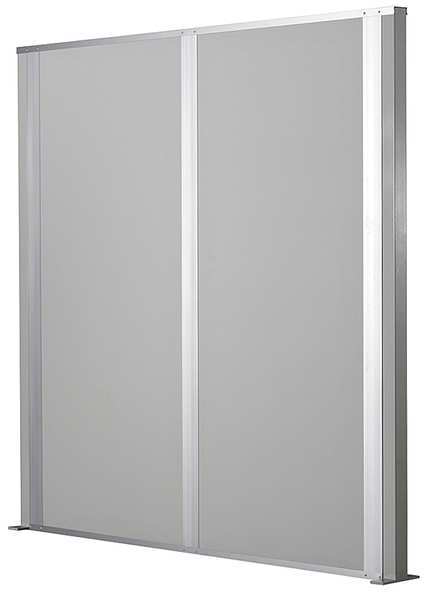Partition, Free-Standing, Steel, 8L x 8H