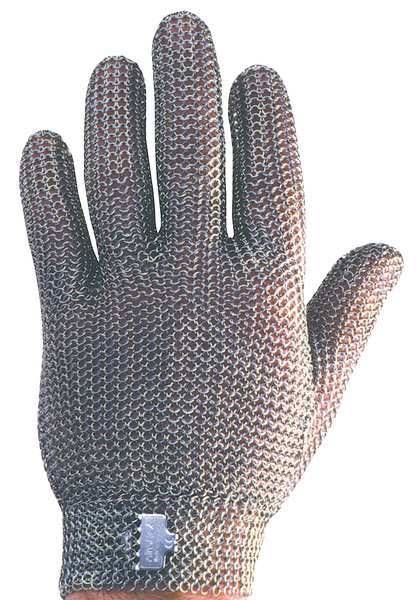 Cut Resistant Gloves, Stainless Steel Mesh, 2XS, 1 PR