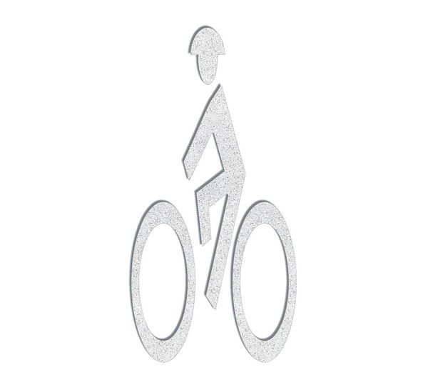 Preformed Thermoplastic, Bike Man, 6ft, PK5