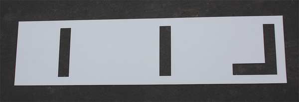 Athletic Stencil, Football, 24 in, 1/8