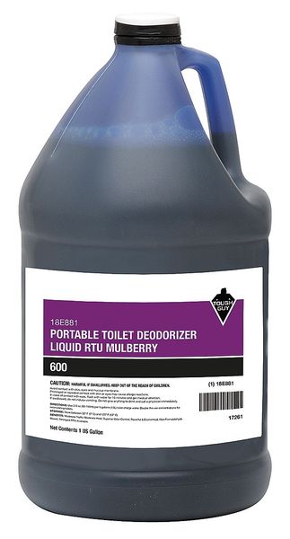 Toilet Deodorizer, Jug, 1 Gal, Ready To Use Liquid, Mulberry Fragrance
