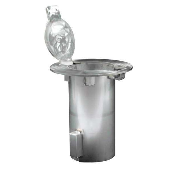 Bollard Embedment Sleeve, SS, 5 In. Dia.