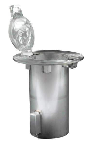 Bollard Embedment Sleeve, SS, 6 In. Dia.