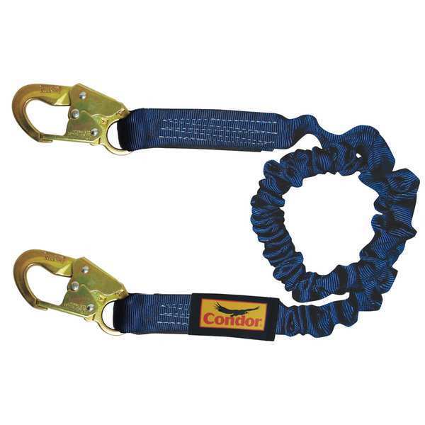 Shock Absorbing Lanyard, 4 ft. 6