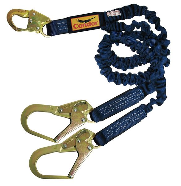 Shock Absorbing Lanyard, 4 ft. 6