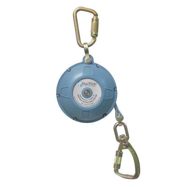 Self Retracting Lifeline, 20 ft., 310 lb. Weight Capacity, Blue