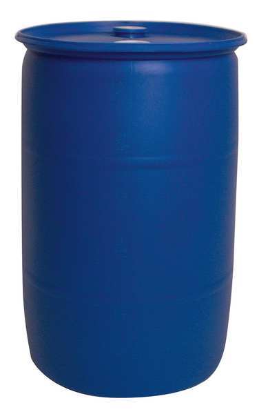 Closed Head Transport Drum, Polyethylene, 55 gal, Unlined, Blue