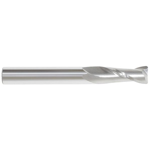 Carbide End Mill, 3/4In, 2FL, Single, 4In