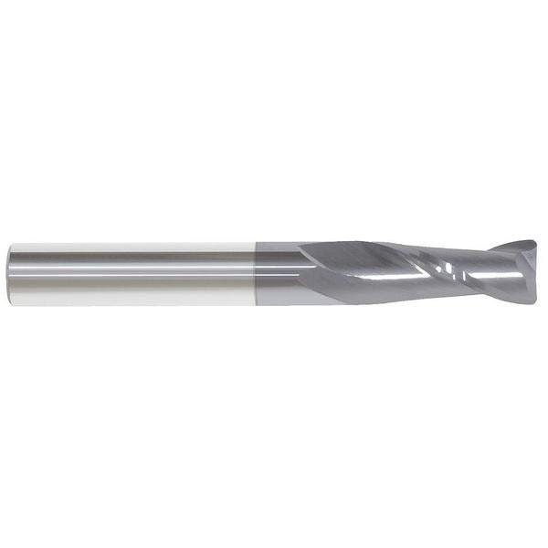 Carbide End Mill, 1/2In, 2FL, Single, 3In
