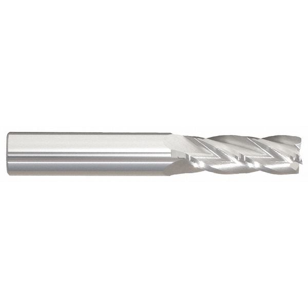 Carbide End Mill, 1/64In, 4FL, Single, 1-1/2