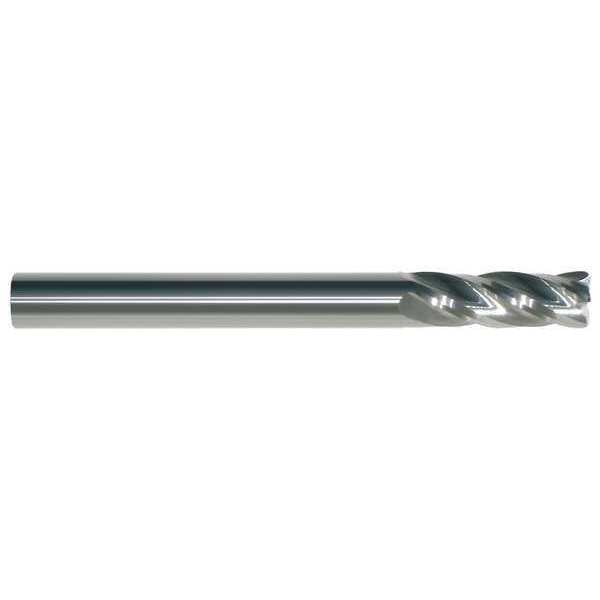 Carbide End Mill, 1/2In, 4FL, Single, 3In