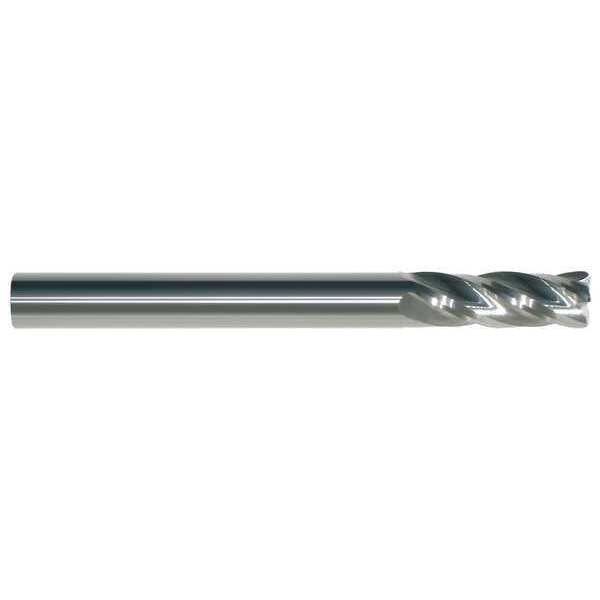 Carbide End Mill, 5/8In, 4FL, Single, 3-1/2