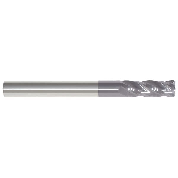 Carbide End Mill, 5/8In, 4FL, Single, 3-1/2