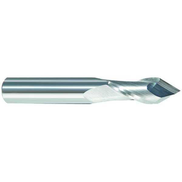 Carbide Drill Mill, 3/4In, 2FL, Single