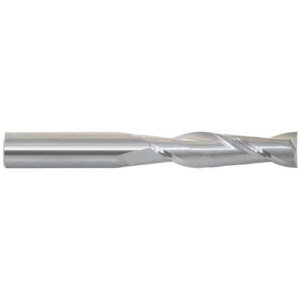 Carbide End Mill, 3/4In, 2FL, Single, 5In