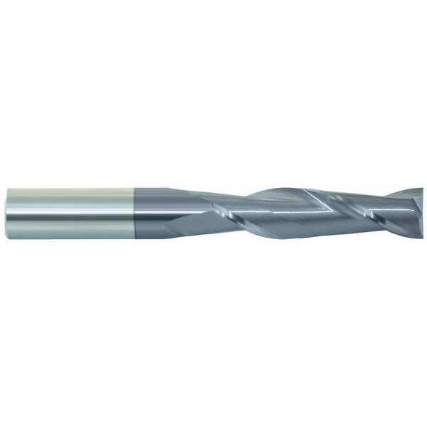 Carbide End Mill, 1/8In, 2F, Single, 2-1/4In