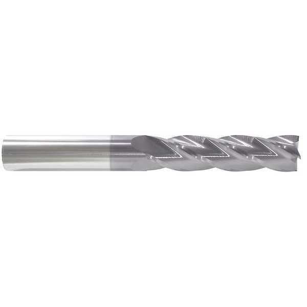 Carbide End Mill, 5/8In, 4FL, Single, 6In