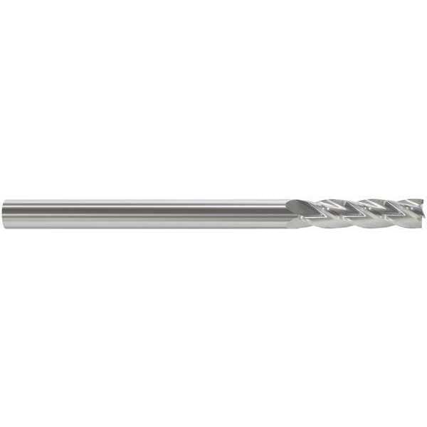 Carbide End Mill, 5/8In, 4FL, Single, 6In