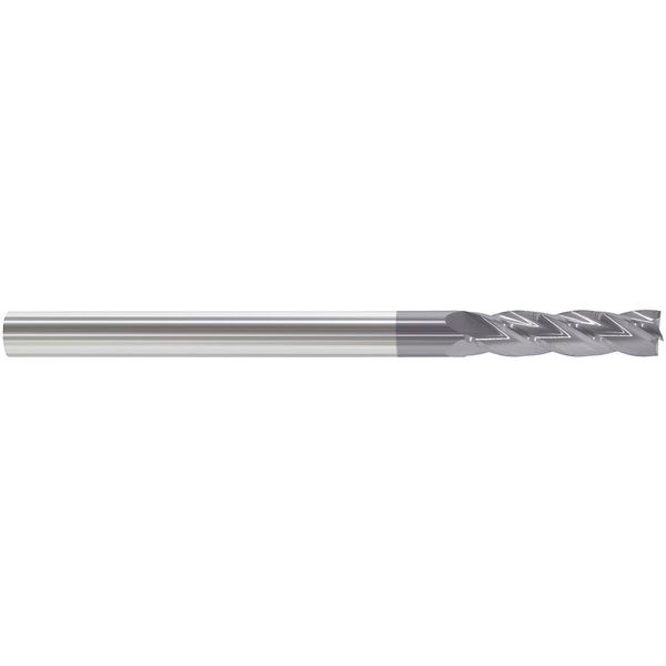 Carbide End Mill, 1In, 4FL, Single, 6In