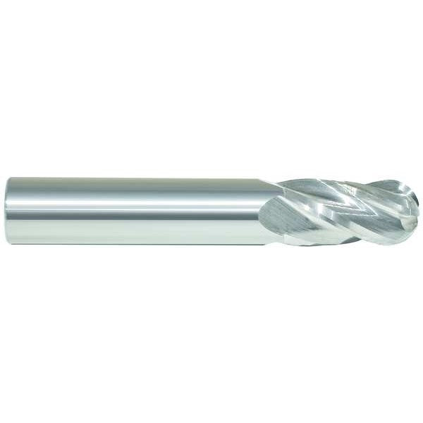 Carbide End Mill, 5/8In, 4FL, Single, 3-1/2