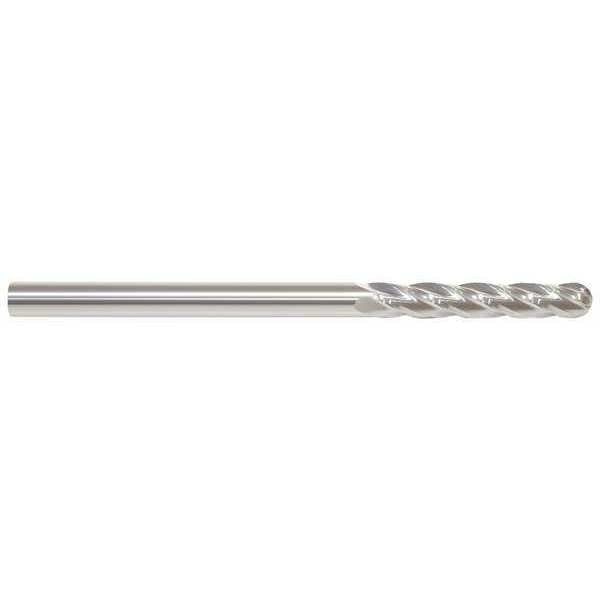 Carbide End Mill, 1/8In, 4FL, Single, 3In
