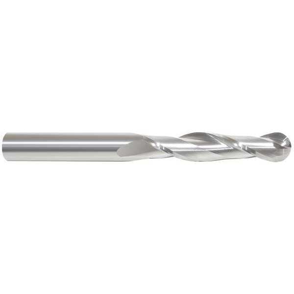 Carbide End Mill, 3/16In, 2FL, Single, 2-1/2